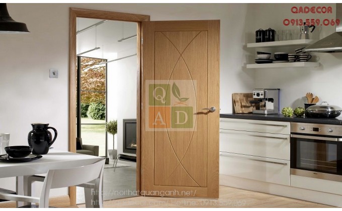 Cửa gỗ công nghiệp veneer CVN11